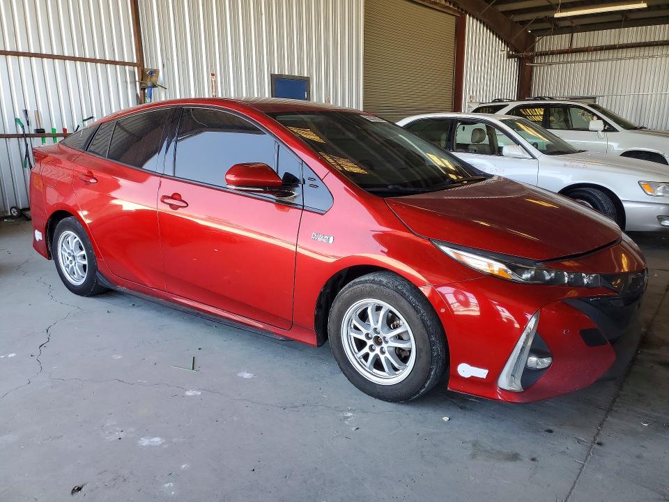2017 Toyota Prius prime VIN JTDKARFP4H3001290 COPART salvage auction — REAR END, Ca - Salvage Certificate, sold $5,100 on 2026-07-09 (photo 4)