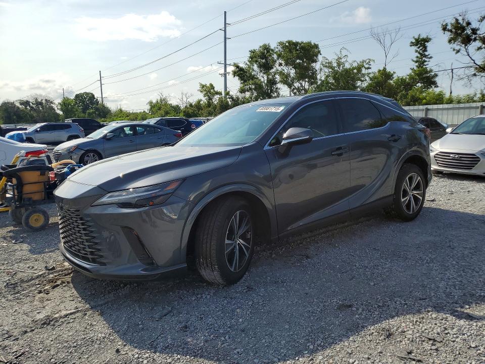2024 Lexus Rx VIN 2T2BBMCAXRC064821 COPART salvage auction — REAR END, Fl - Cert Of Title Slvg Rebuildable, sold $22,100 on 2026-07-10 (photo 1)