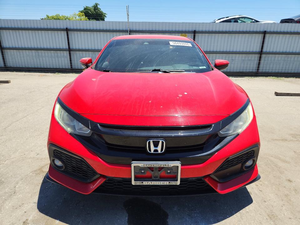 2019 Honda VIN SHHFK7H4XKU407654 COPART salvage auction — REAR END, Ca - Salvage Certificate, sold $7,700 on 2026-07-31 (photo 5)