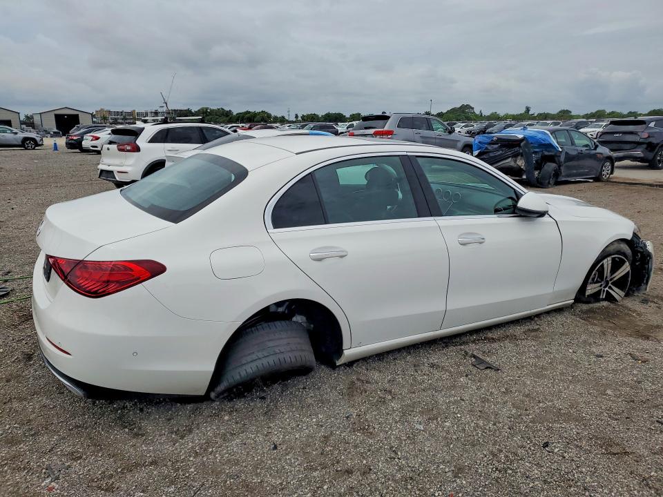 2025 Mercedes-benz C class VIN W1KAF4GB1SR249087 COPART salvage auction — UNDERCARRIAGE, Fl - Certificate Of Destruction, sold $20,800 on 2026-07-13 (photo 3)