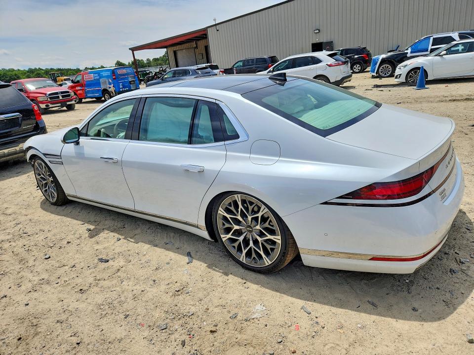 2025 Genesis G90 VIN KMTFC4SD7SU053543 COPART salvage auction — FRONT END, MD - CERT OF SALVAGE < 75% DAMAGE, sold $19,000 on 2026-07-21 (photo 2)