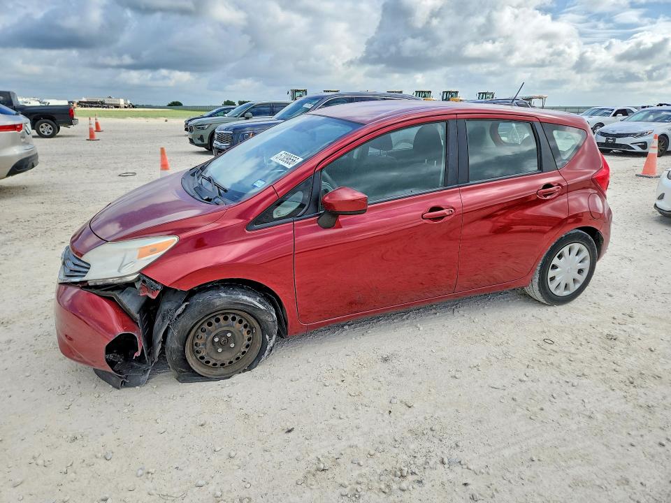 2016 Nissan Versa VIN 3N1CE2CP5GL376356 COPART salvage auction — FRONT END, Tx - Salvage Vehicle Title, sold $1,450 on 2026-07-09 (photo 1)