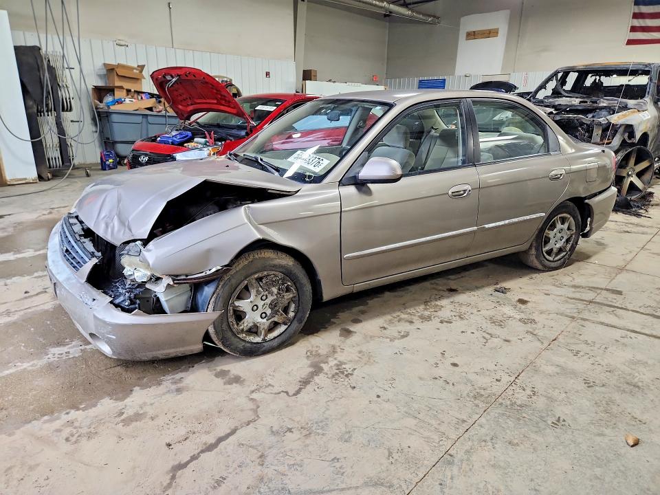 2003 Kia Spectra VIN KNAFB121835245231 COPART salvage auction — FRONT END, IL - SALVAGE CERTIFICATE, sold $275 on 2026-07-28 (photo 1)