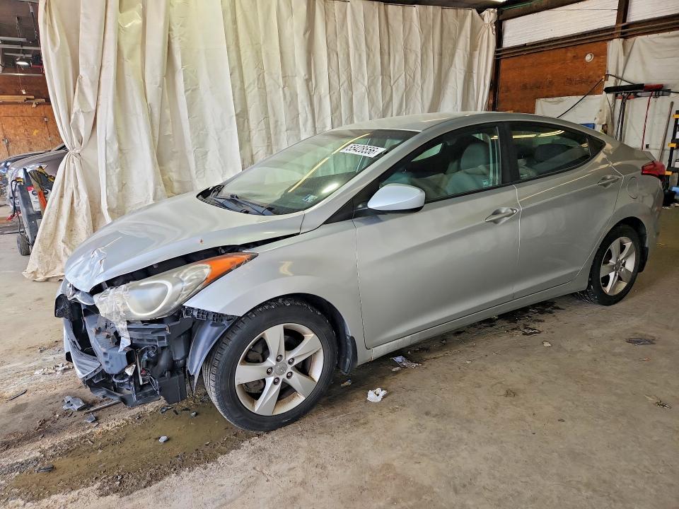 2013 Hyundai Elantra VIN 5NPDH4AE7DH225648 COPART salvage auction — FRONT END, Pa - Cert Of Title, sold $1,150 on 2026-07-21 (photo 1)