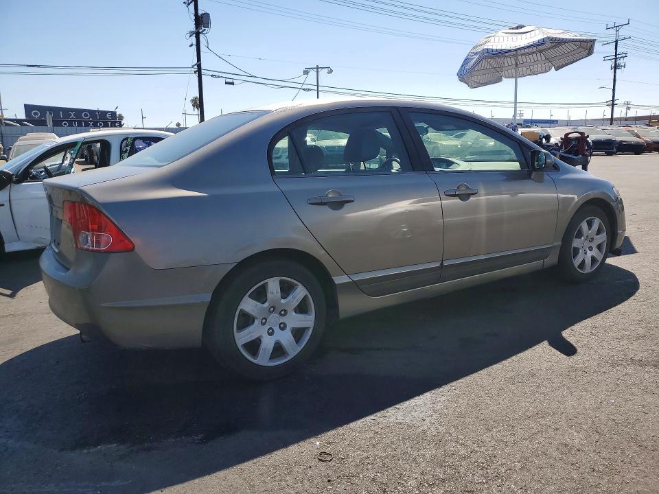 2008 Honda Civic VIN JHMFA16508S002197 COPART salvage auction — SIDE, Ca - Salvage Certificate, sold $1,300 on 2026-07-06 (photo 3)