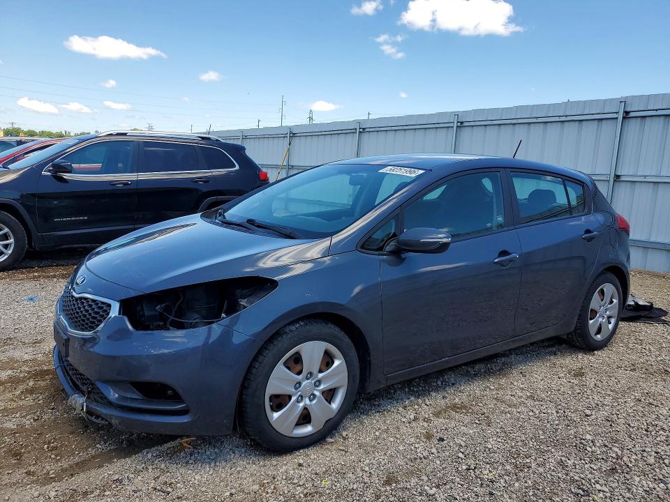 2016 Kia VIN KNAFK5A87G5635524 COPART salvage auction — FRONT END, Ia - Cert Of Title-Salvage Title, sold $80 on 2026-07-29 (photo 1)