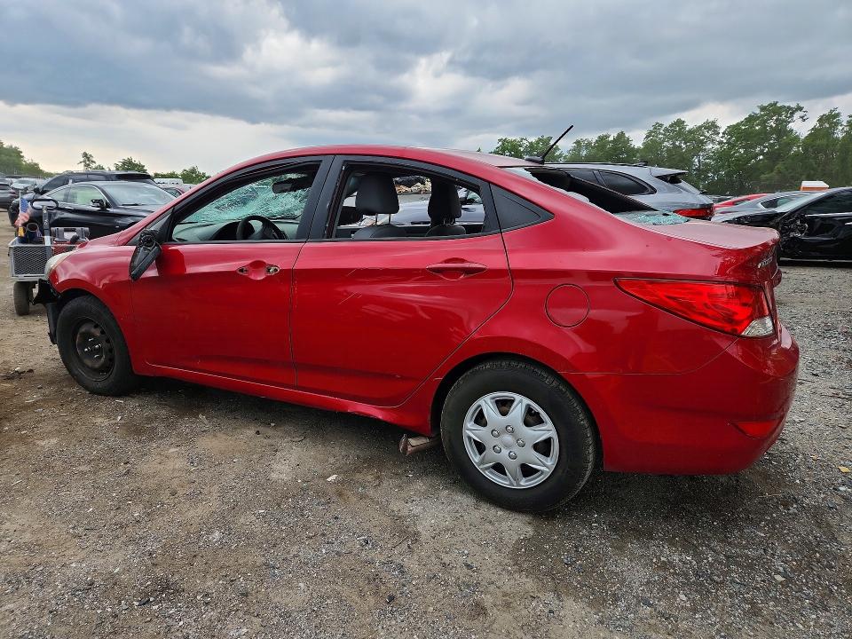 2014 Hyundai Accent VIN KMHCT4AE0EU674067 COPART salvage auction — VANDALISM, Salvage Title, sold $125 on 2026-07-21 (photo 2)