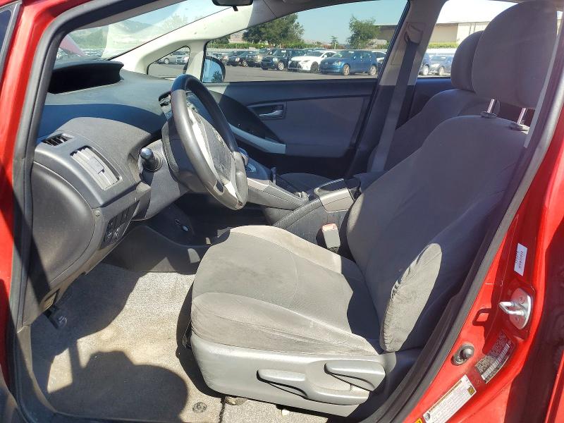2012 Toyota Prius VIN JTDKN3DU1C1544157 COPART salvage auction — FRONT END, Ca - Salvage Certificate, sold $675 on 2026-07-14 (photo 7)