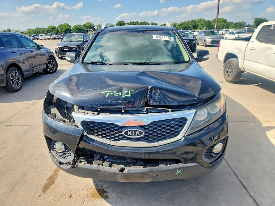 2013 Kia VIN 5XYKU4A28DG356720 COPART salvage auction — FRONT END, Tx - Salvage Vehicle Title, sold $1,450 on 2026-07-13 (photo 5)