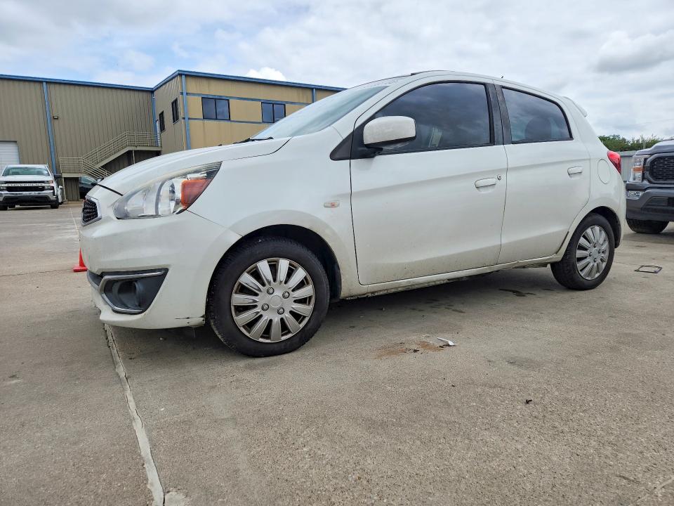 2019 Mitsubishi Mirage VIN ML32A3HJ2KH008340 COPART salvage auction — SIDE, Tx - Salvage Vehicle Title, sold $800 on 2026-07-23 (photo 1)