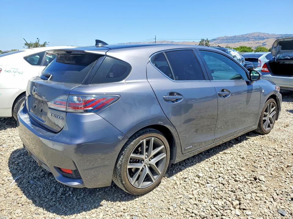 2015 Lexus Ct VIN JTHKD5BH2F2216151 COPART salvage auction — SIDE, Ca - Salvage Certificate, sold $3,450 on 2026-07-28 (photo 3)