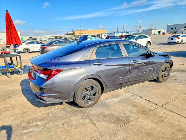 2021 Hyundai Elantra VIN 5NPLM4AG3MH004296 COPART salvage auction — FRONT END, Tx - Salvage Vehicle Title, sold $2,600 on 2026-07-30 (photo 3)