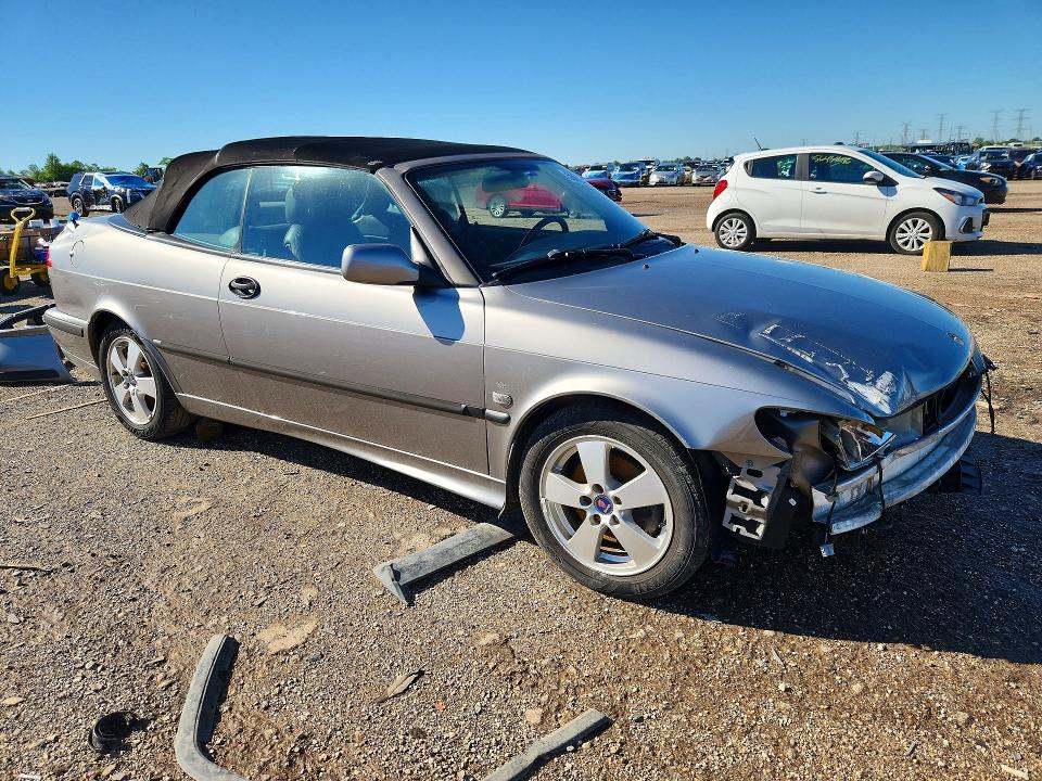 2002 Saab 9-3 VIN YS3DF75K327013671 COPART salvage auction — FRONT END, Il - Salvage Certificate, sold $300 on 2026-08-06 (photo 4)