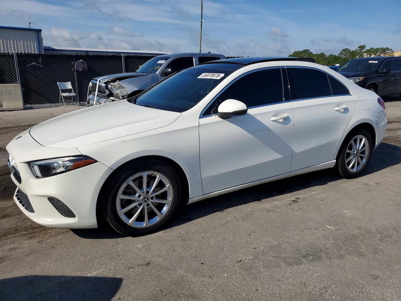 2020 Mercedes-Benz A-Class VIN W1K3G4EBXLW045707 — COPART salvage auction photo