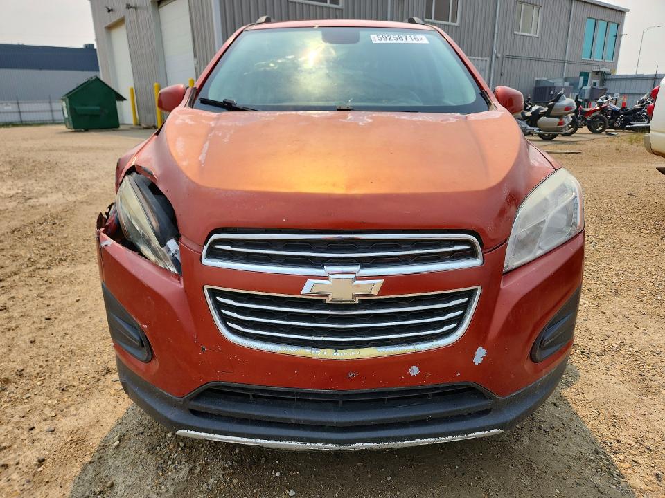 2016 Chevrolet Trax VIN 3GNCJPSB7GL215929 COPART salvage auction — FRONT END, Ab - Bos - Salvage, sold $750 on 2026-07-09 (photo 5)