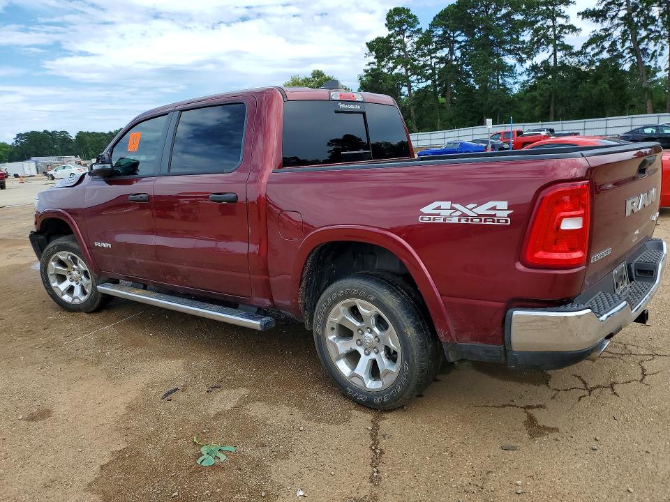 2025 Ram 1500 VIN 1C6SRFFP8SN527822 COPART salvage auction — FRONT END, Tx - Salvage Vehicle Title, sold $16,000 on 2026-07-27 (photo 2)