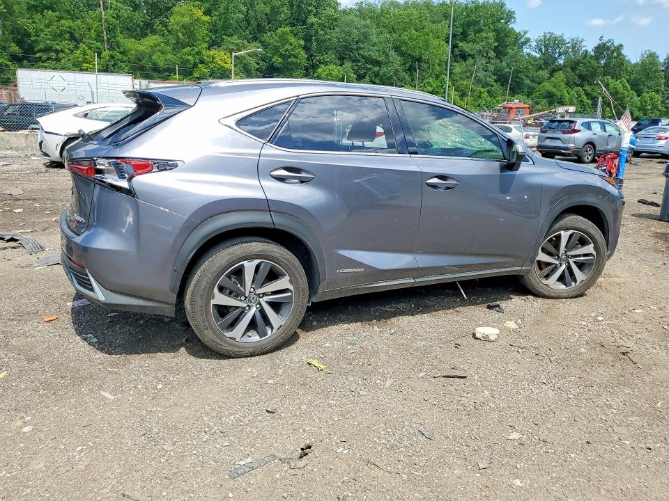 2021 Lexus Nx VIN JTJGJRDZ6M2164143 COPART salvage auction — ROLLOVER, MD - CERT OF SALVAGE > 75% DAMAGE, sold $10,600 on 2026-07-02 (photo 3)