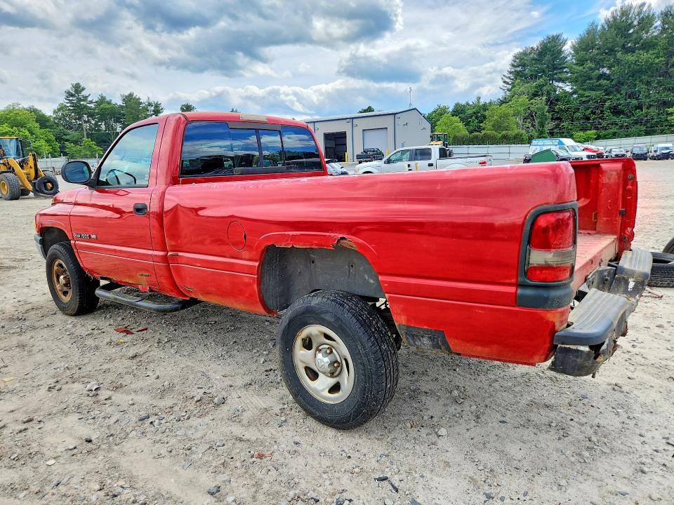 1999 Dodge Ram 1500 VIN 1B7HF16Y1XS162481 COPART salvage auction — UNDERCARRIAGE, Ma - Certificate Of Title, sold $425 on 2026-07-09 (photo 2)