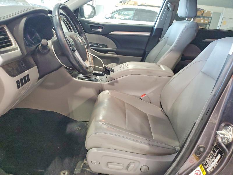 2015 Toyota Highlander VIN 5TDJKRFH8FS151321 COPART salvage auction — HAIL, Ne - Cert Of Title-Salvage, sold $6,000 on 2026-07-14 (photo 7)