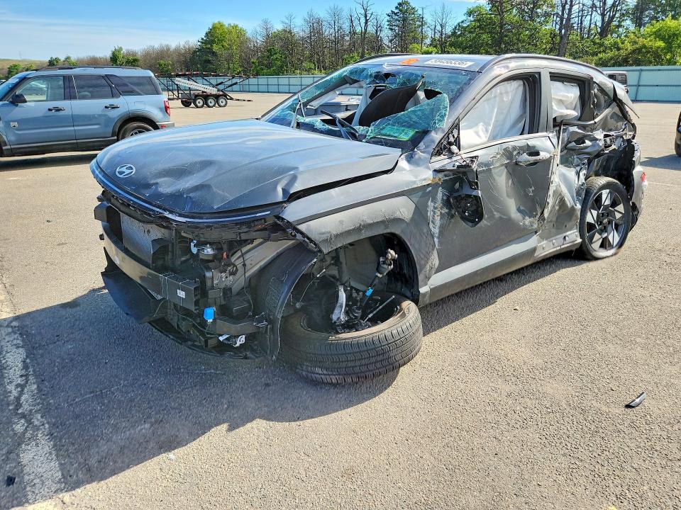 2025 Hyundai Kona VIN KM8HBCAB8SU340874 COPART salvage auction — SIDE, Ny - Mv-907A Salvage Certificate, sold $600 on 2026-07-15 (photo 1)