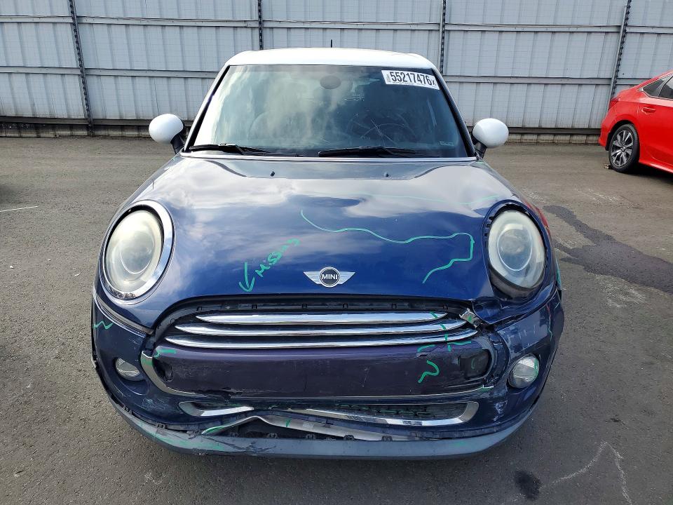 2015 Mini Cooper VIN WMWXS5C59FT827139 COPART salvage auction — FRONT END, Ca - Salvage Certificate, sold $250 on 2026-07-22 (photo 5)