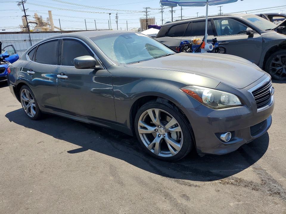 2012 Infiniti M VIN JN1BY1AP4CM334695 COPART salvage auction — REAR END, Ca - Salvage Certificate, sold $1,050 on 2026-07-06 (photo 4)