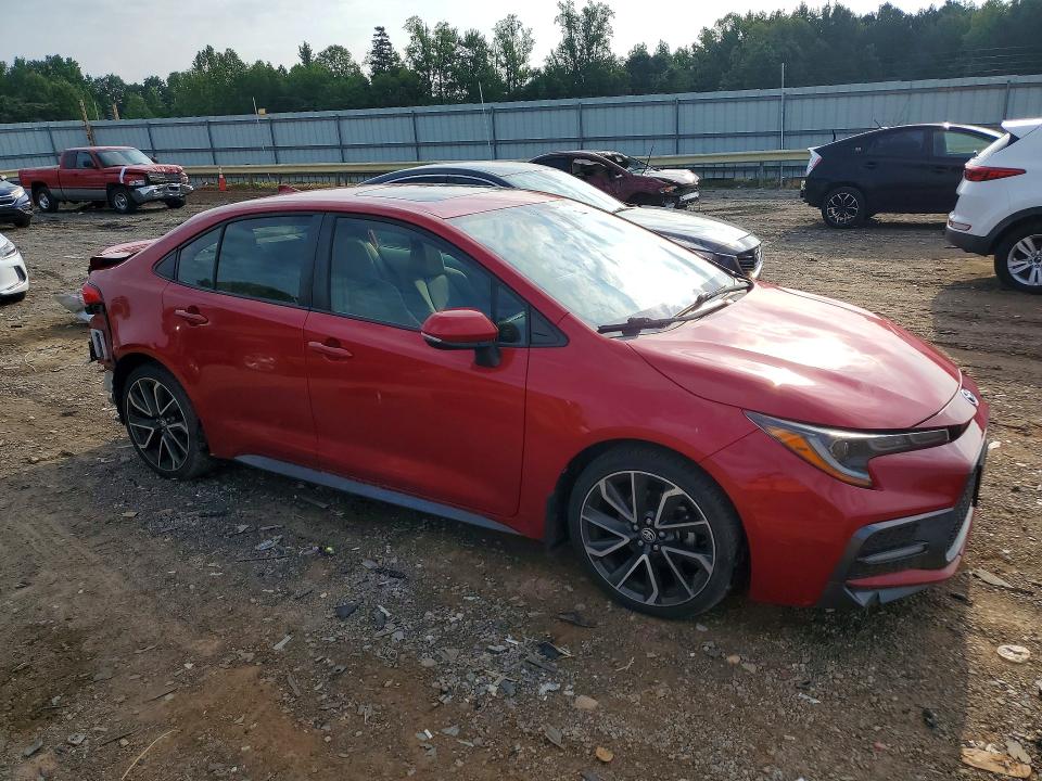 2020 Toyota Corolla VIN JTDP4RCE5LJ008253 COPART salvage auction — REAR END, Va - Cert Of Title - Salvage, sold $5,600 on 2026-07-10 (photo 4)