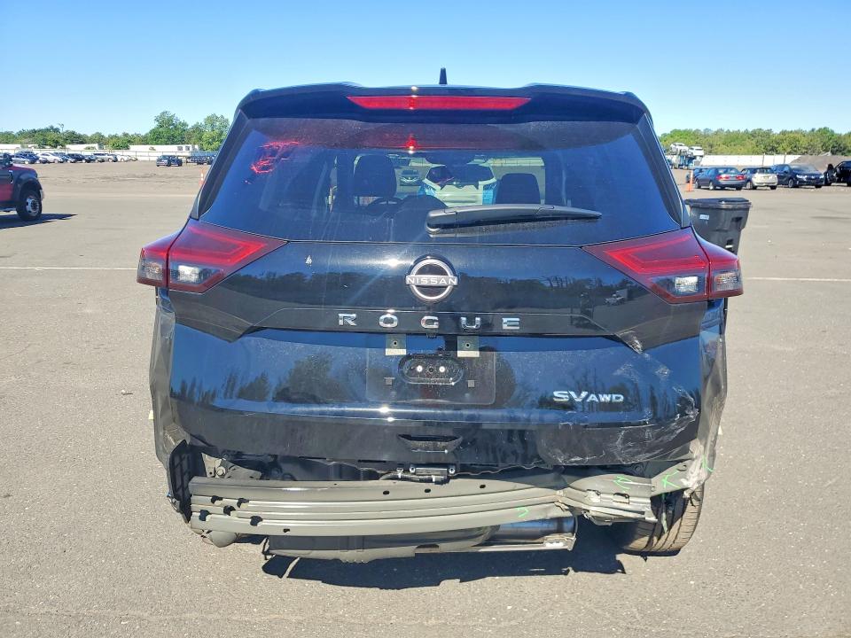 2023 Nissan Rogue VIN JN8BT3BB4PW497968 COPART salvage auction — REAR END, Ny - Mv-907A Salvage Certificate, sold $10,700 on 2026-07-08 (photo 6)