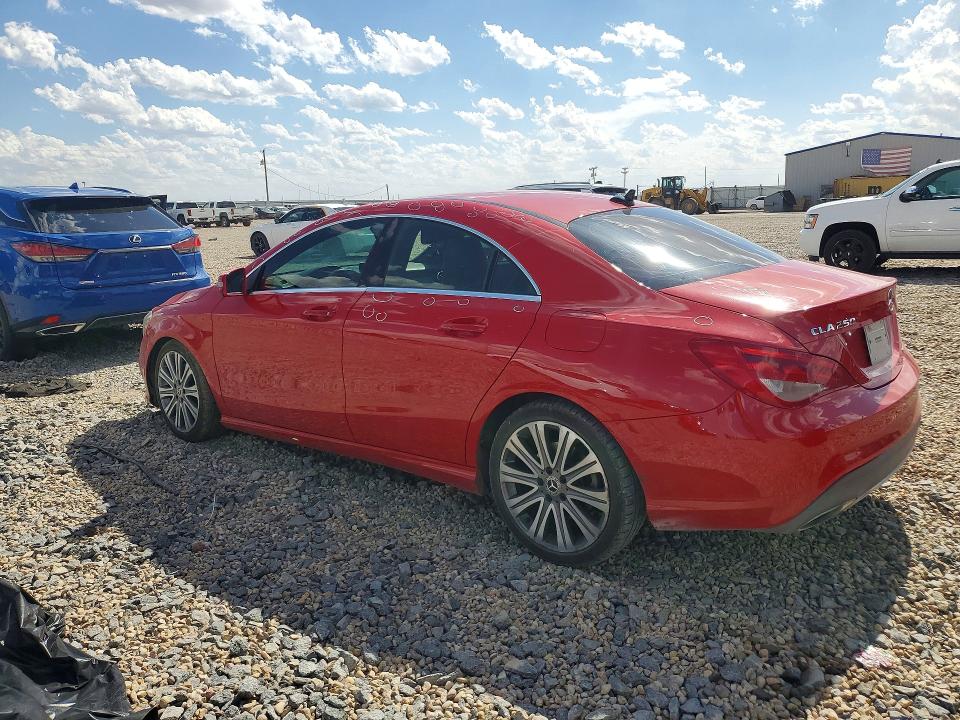 2018 Mercedes-benz Cla-klasse VIN WDDSJ4EB0JN599242 COPART salvage auction — HAIL, Tx - Certificate Of Title, sold $2,100 on 2026-08-18 (photo 2)
