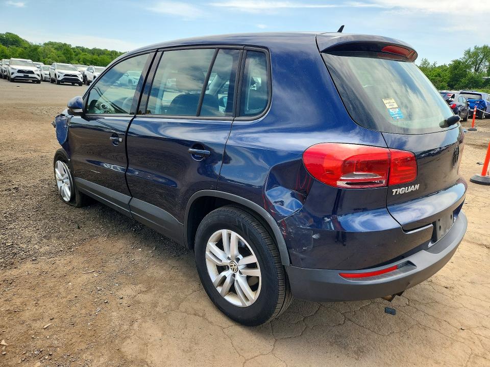 2012 Volkswagen Tiguan VIN WVGBV7AXXCW611178 COPART salvage auction — FRONT END, Ct - Cert Of Title-Salvage, sold $475 on 2026-07-14 (photo 2)