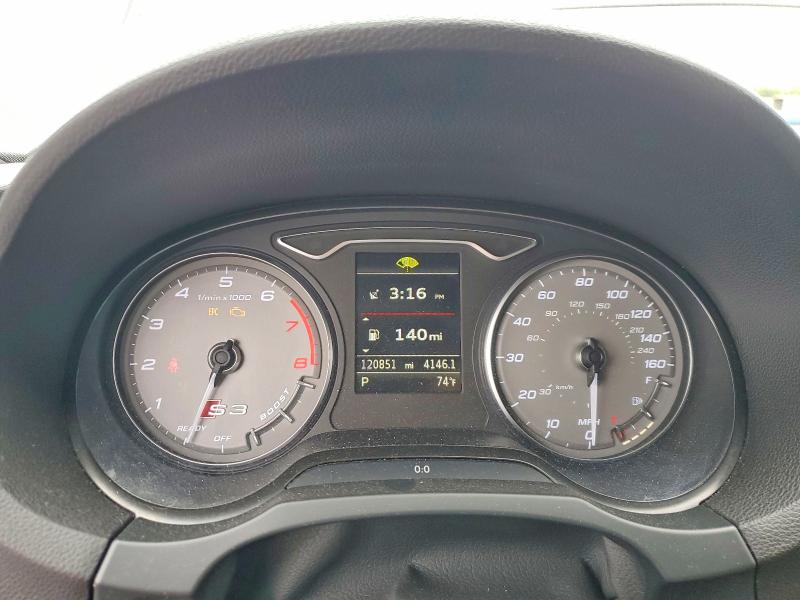 2016 Audi VIN WAUF1GFF0G1018494 COPART salvage auction — FRONT END, In - Cert Of Title-Salvage Title, sold $3,100 on 2026-07-07 (photo 9)