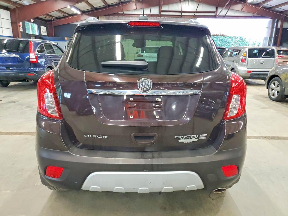 2015 Buick Encore VIN KL4CJGSB5FB267966 COPART salvage auction — FRONT END, Ma - Certificate Of Title, sold $1,850 on 2026-07-14 (photo 6)