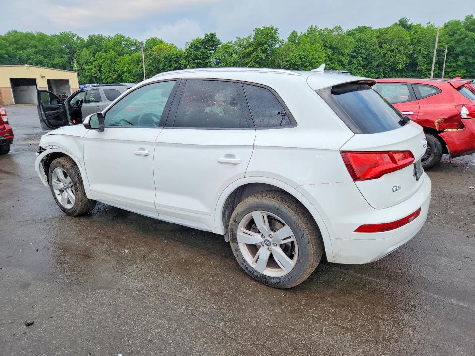 2018 Audi Q5 VIN WA1ANAFY7J2009142 COPART salvage auction — FRONT END, Ny - Mv-907A Salvage Certificate, sold $350 on 2026-07-23 (photo 2)