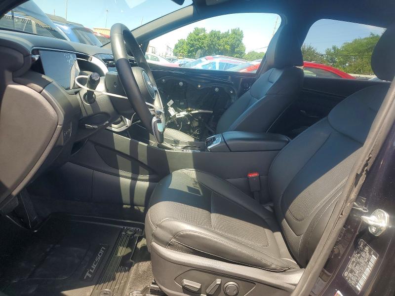 2024 Hyundai Tucson VIN KM8JF3DE5RU308714 COPART salvage auction — FRONT END, Oh - Cert Of Title-Salvage, sold $6,900 on 2026-07-08 (photo 7)