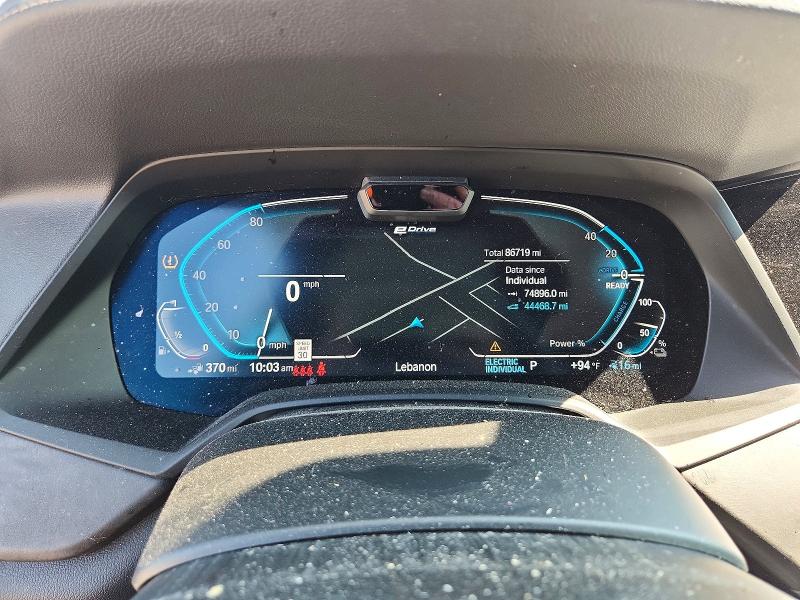 2021 BMW VIN 5UXTA6C05M9D83994 COPART salvage auction — REAR END, Tn - Salvage Certificate, sold $24,800 on 2026-07-22 (photo 9)
