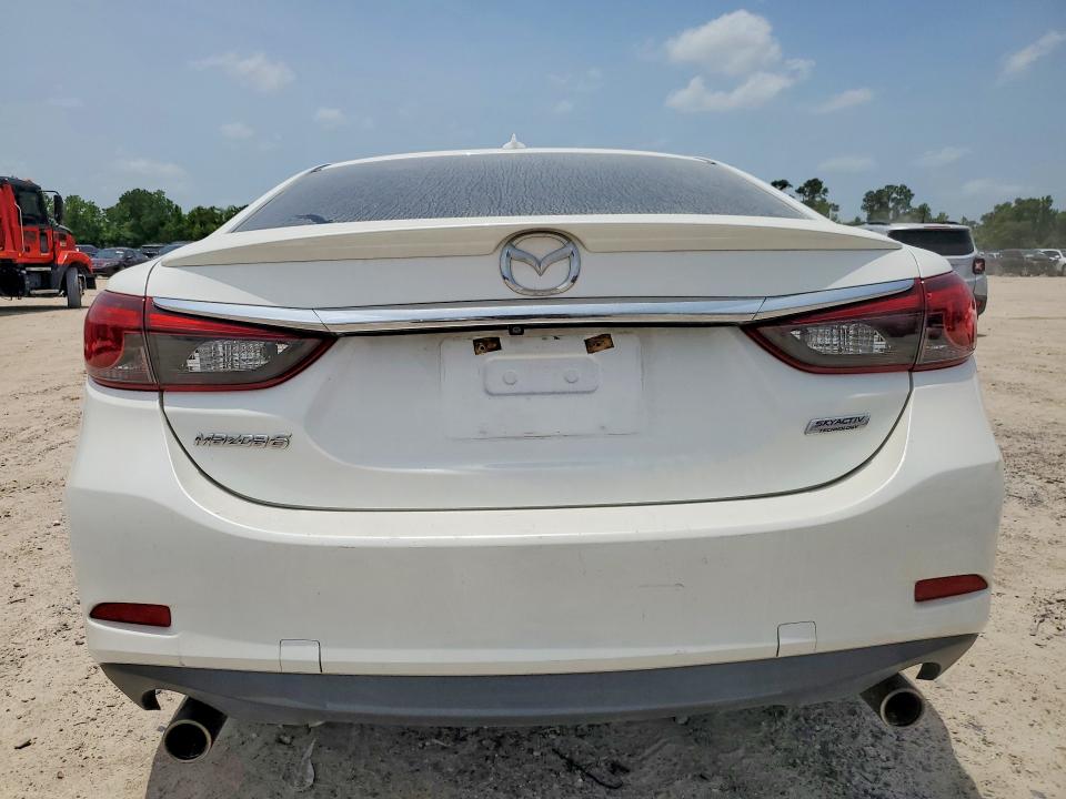2016 Mazda 6 VIN JM1GJ1W57G1453668 COPART salvage auction — NORMAL WEAR, Tx - Salvage Vehicle Title, sold $2,450 on 2026-07-07 (photo 6)