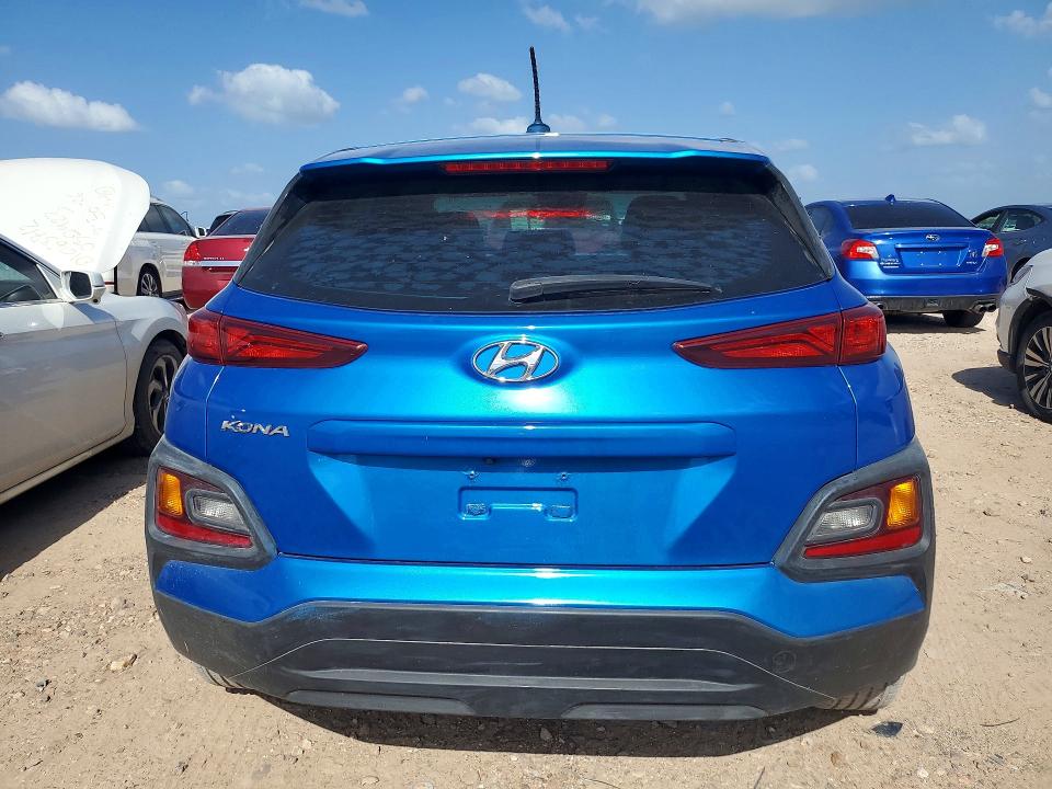 2019 Hyundai VIN KM8K12AA7KU230604 COPART salvage auction — FRONT END, Tx - Salvage Vehicle Title, sold $2,850 on 2026-07-02 (photo 6)