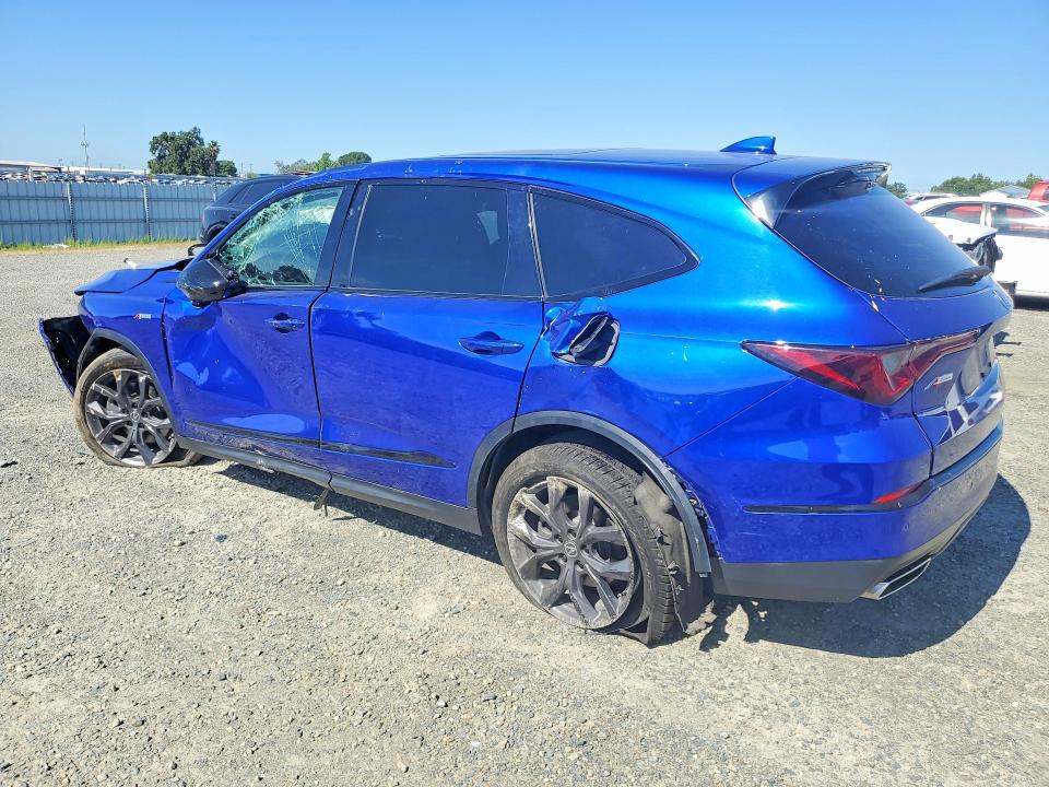 2022 Acura Mdx VIN 5J8YE1H00NL045154 COPART salvage auction — ALL OVER, Ca - Salvage Certificate, sold $8,000 on 2026-07-02 (photo 2)
