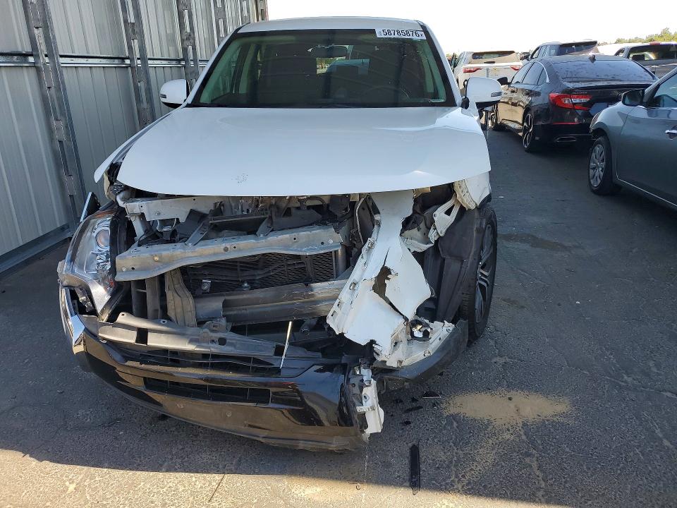 2018 Mitsubishi Outlander VIN JA4AZ3A37JZ042998 COPART salvage auction — FRONT END, Ca - Salvage Certificate, sold $2,750 on 2026-07-02 (photo 5)
