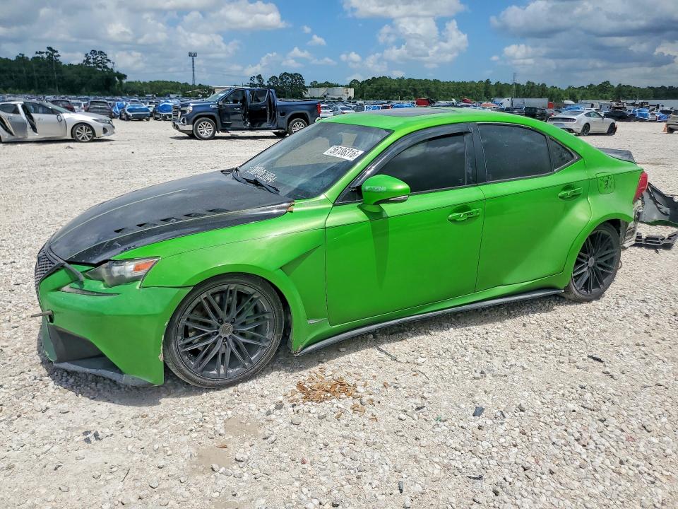 2014 Lexus Is 350 VIN JTHBE1D22E5013515 COPART salvage auction — REAR END, Tx - Certificate Of Title, sold $150 on 2026-07-24 (photo 1)
