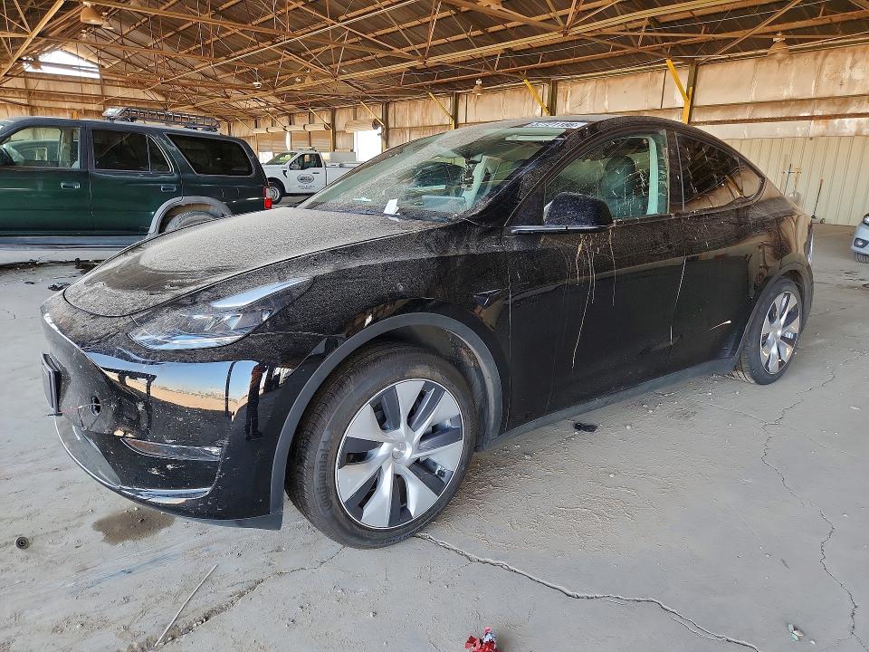 2023 Tesla Model y VIN 7SAYGDEE0PF920459 COPART salvage auction — REAR END, Salvage Title, sold $15,351 on 2026-07-18 (photo 1)