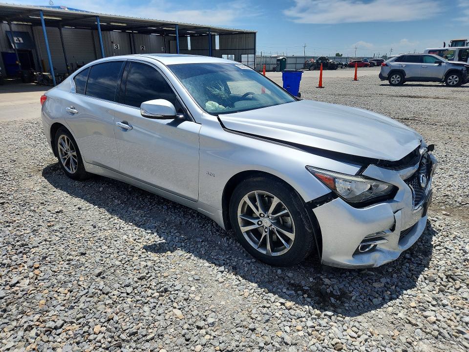 2017 Infiniti Q50 VIN JN1EV7ARXHM837939 COPART salvage auction — FRONT END, Co - Public - Salvage Title, sold $3,050 on 2026-07-16 (photo 4)