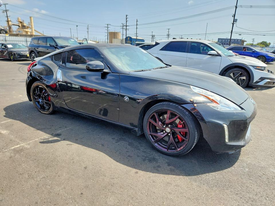 2014 Nissan 370z VIN JN1AZ4EH1EM630595 COPART salvage auction — REAR END, Ca - Salvage Certificate, sold $3,300 on 2026-07-08 (photo 4)
