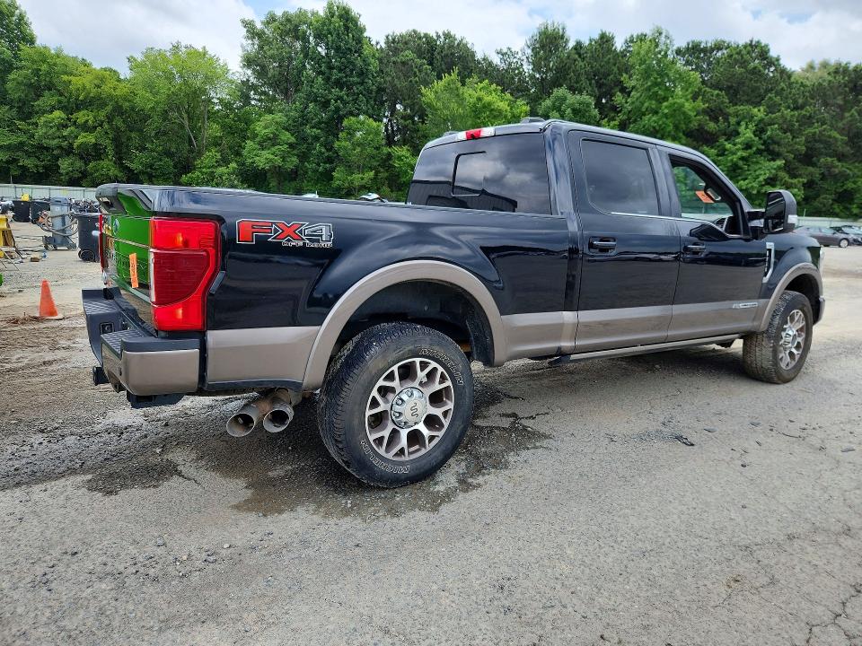 2020 Ford F-250 super duty VIN 1FT7W2BT7LED16163 COPART salvage auction — WATER/FLOOD, LA - CERT OF TITLE-SALVAGE FLOOD, sold $15,200 on 2026-07-16 (photo 3)