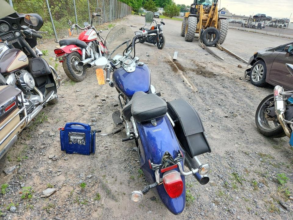2008 Yamaha Xvs650 VIN JYAVM01E98A122541 COPART salvage auction — REAR END, PA - CERT OF SALVAGE-FORMERLY ABAND, sold $625 on 2026-07-13 (photo 4)