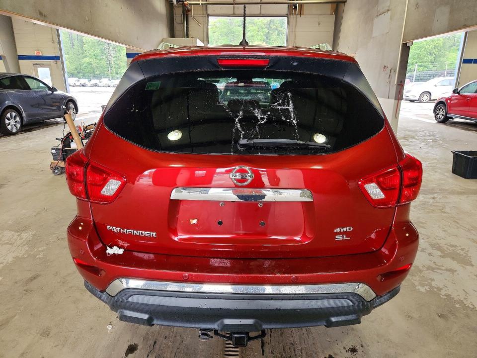 2017 Nissan Pathfinder VIN 5N1DR2MM8HC688528 COPART salvage auction — NORMAL WEAR, Va - Certificate Of Title (P), sold $2,500 on 2026-07-10 (photo 6)