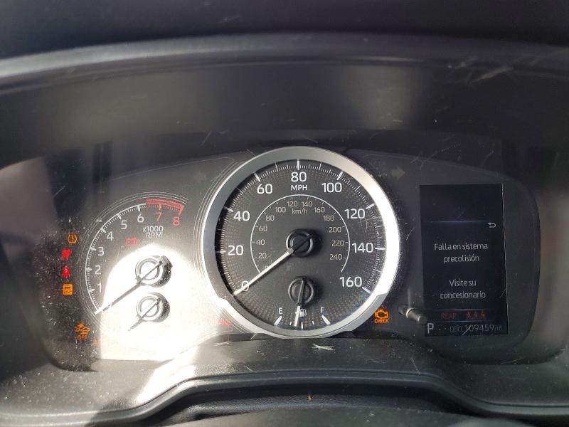2021 Toyota Corolla VIN 5YFEPMAE5MP261512 COPART salvage auction — FRONT END, TX - CERTIFICATE OF TITLE, sold $750 on 2026-07-16 (photo 9)