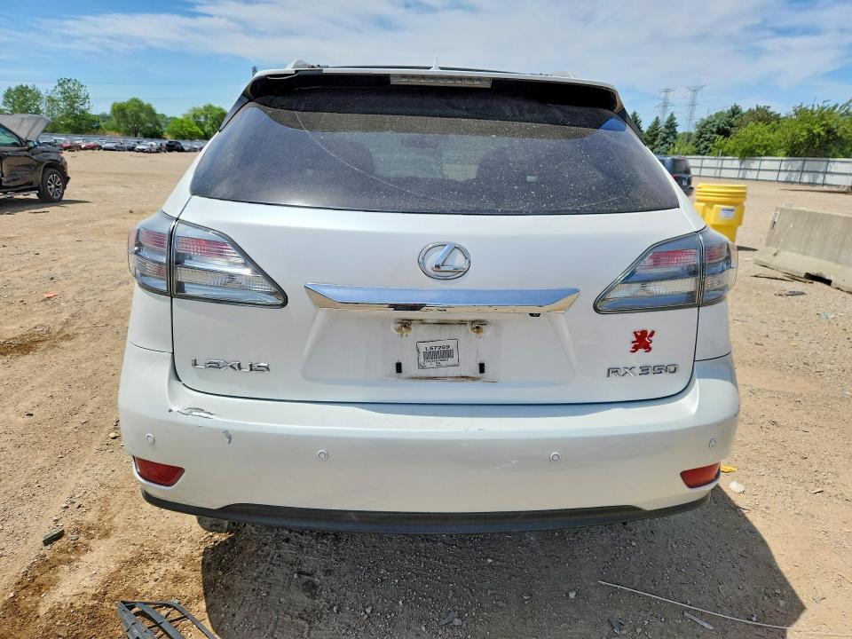 2010 Lexus Rx 350 VIN JTJZK1BA0A2000953 COPART salvage auction — FRONT END, IL - SALVAGE CERTIFICATE, sold $4,450 on 2026-07-21 (photo 6)