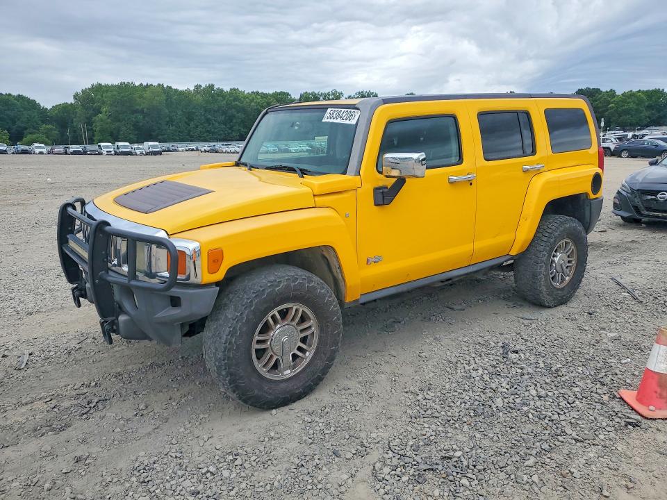 2007 Hummer H3 VIN 5GTDN13E678162512 COPART salvage auction — MECHANICAL, Ar - Certificate Of Title (P), sold $1,900 on 2026-07-08 (photo 1)