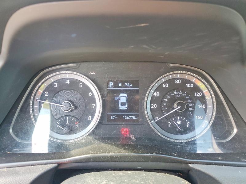 2020 Hyundai Sonata VIN 5NPEG4JA3LH054173 COPART salvage auction — FRONT END, Id - Salvage Certificate Of Title, sold $3,900 on 2026-07-31 (photo 9)